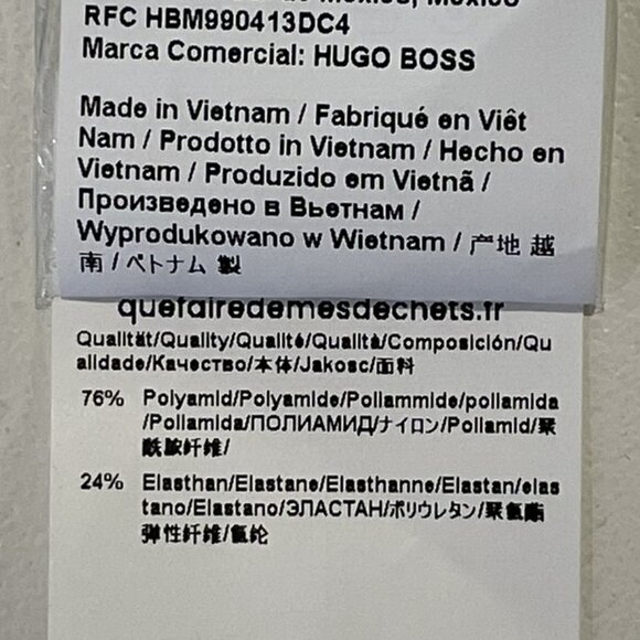 Hugo Boss Performance Dress Shirt Blue 39/15.5 - Picture 8 of 9